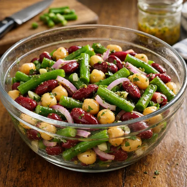 Traditional Three-Bean Salad