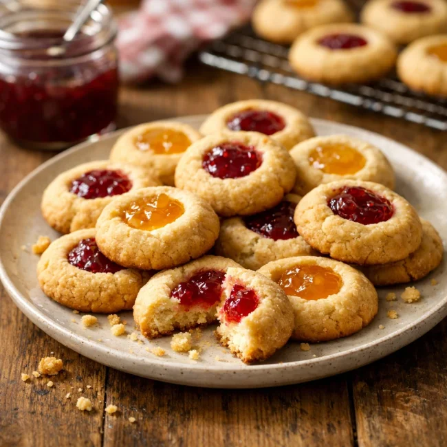 Traditional Thumbprint Cookies