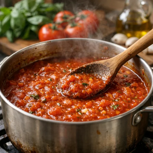 Traditional Tomato Spaghetti Sauce