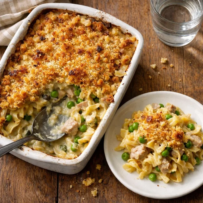 Traditional Tuna Noodle Casserole