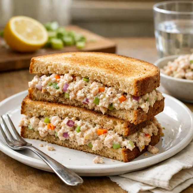 Traditional Tuna Salad Sandwich