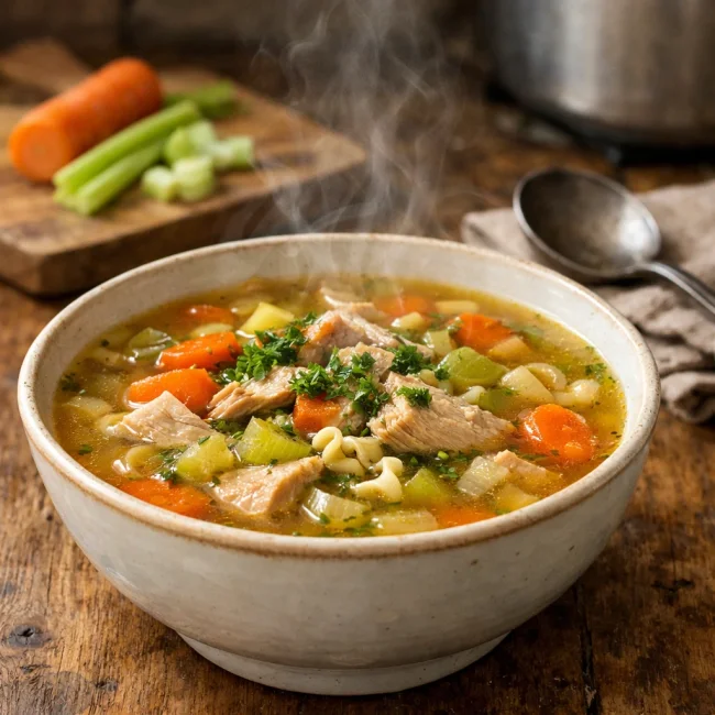 Traditional Turkey Soup