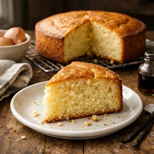 Traditional Vanilla Butter Cake
