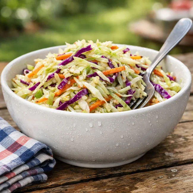 Traditional Vinegar Coleslaw