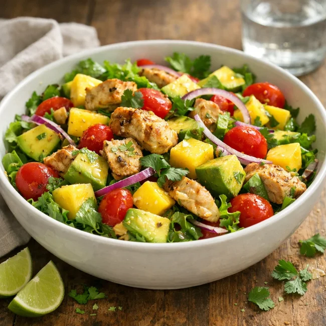 Tropical Avocado Chicken Salad