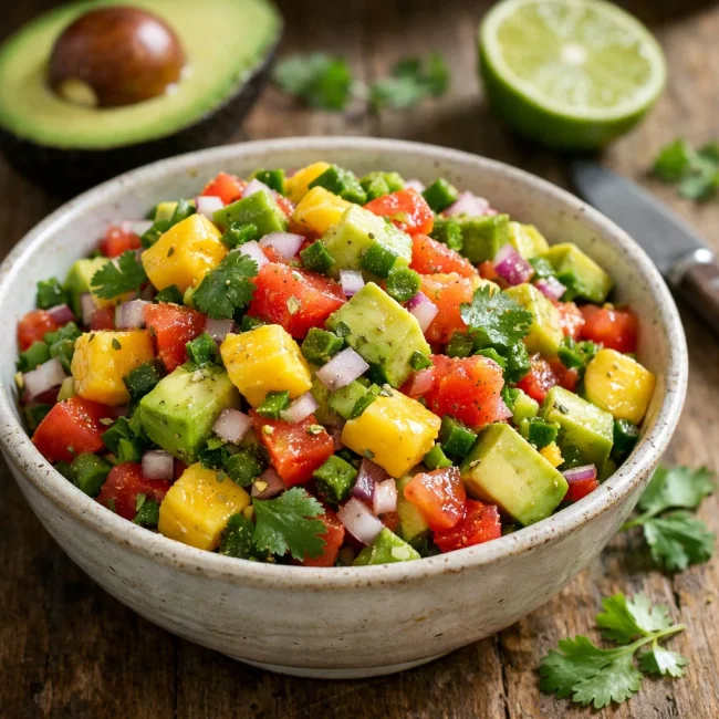Tropical Avocado Pico de Gallo