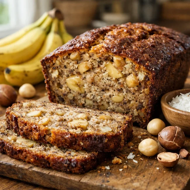 Tropical Banana-Nut Bread