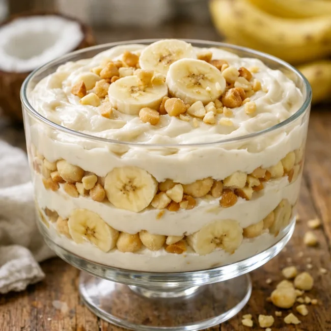 Tropical Banana Pudding