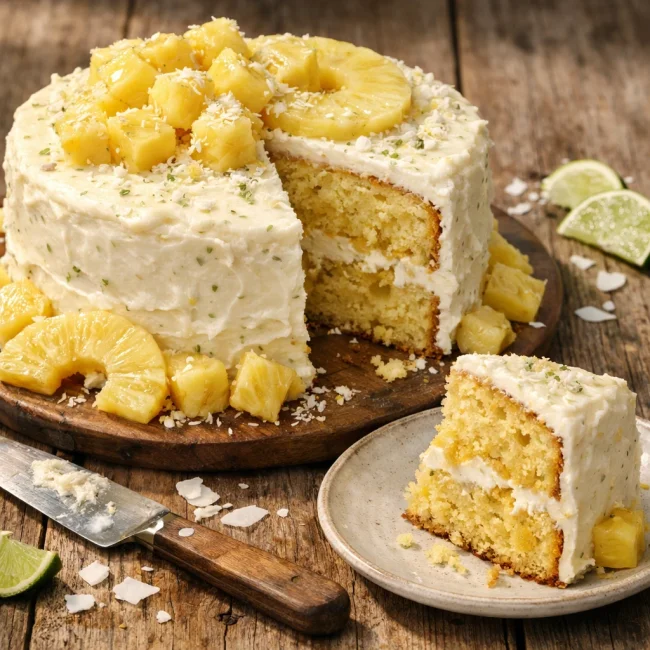 Tropical Breeze Pineapple Cake