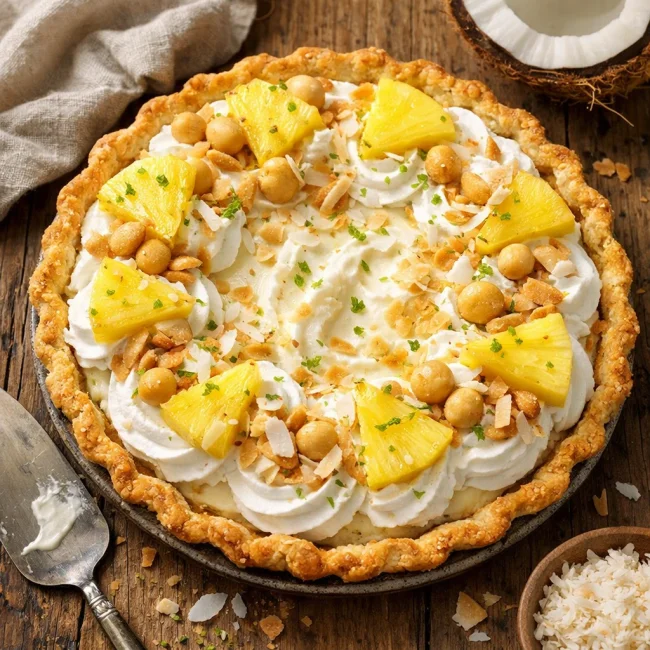 Tropical Coconut Cream Pie