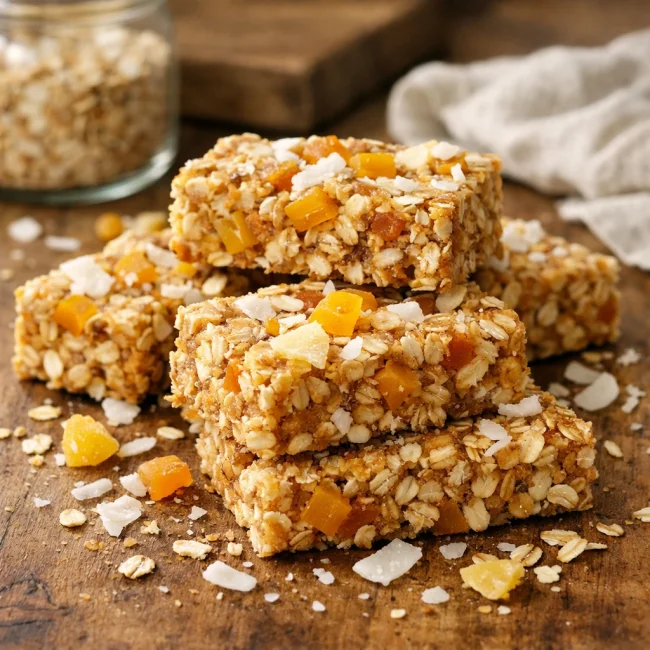 Tropical Coconut Granola Bars