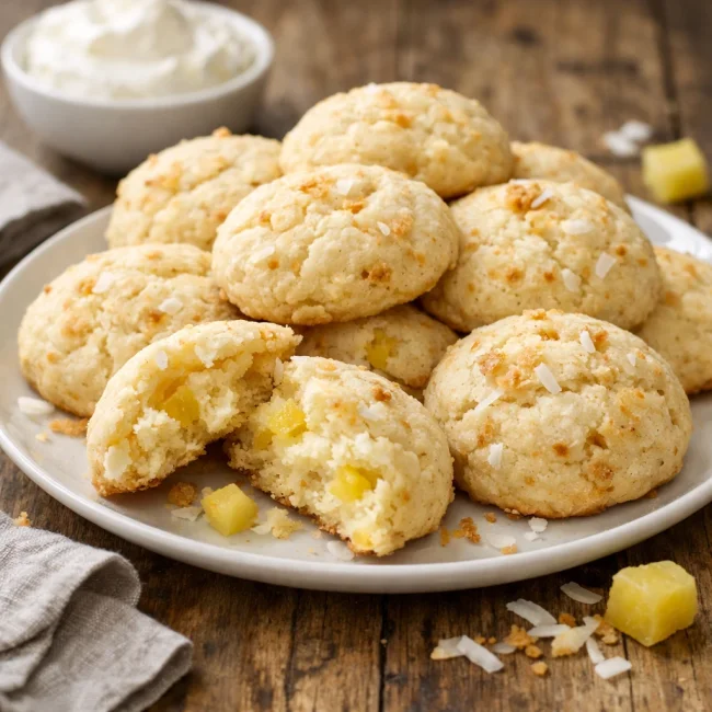 Tropical Cool Whip Cookies