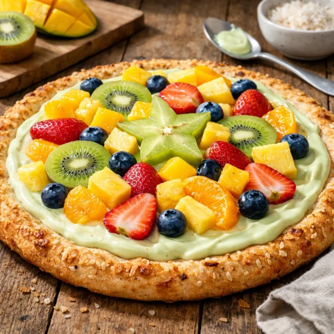 Tropical Delight Fruit Pizza