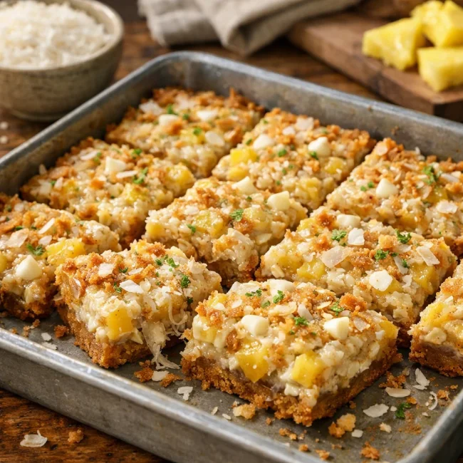 Tropical Delight Magic Cookie Bars