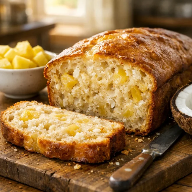 Tropical Delight Pineapple Bread