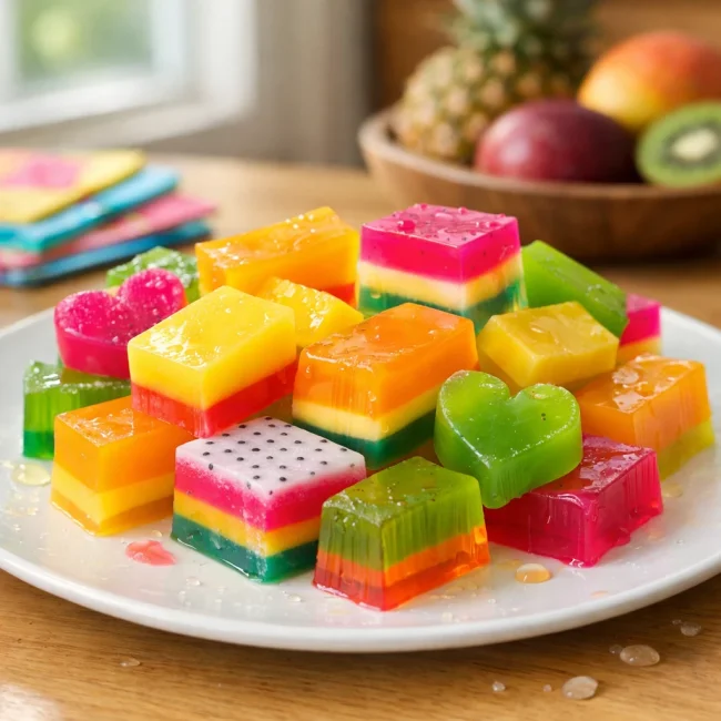 Tropical Finger Jello Delight