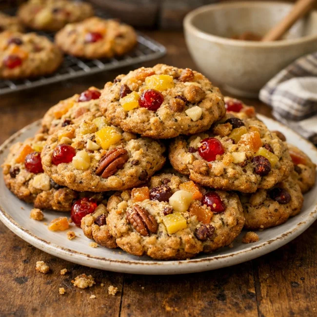 Tropical Fruitcake Cookies