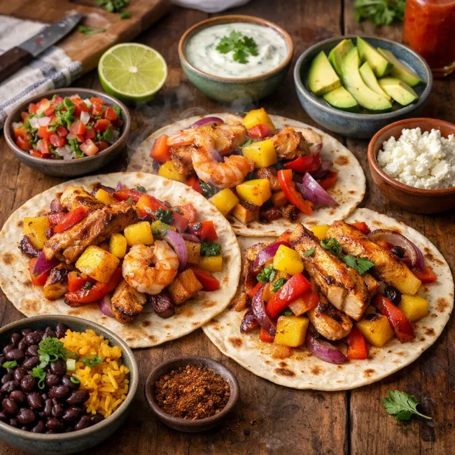 Tropical Fusion Fajitas