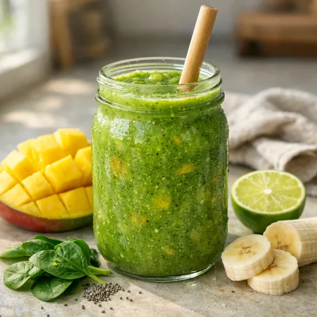 Tropical Green Energy Smoothie