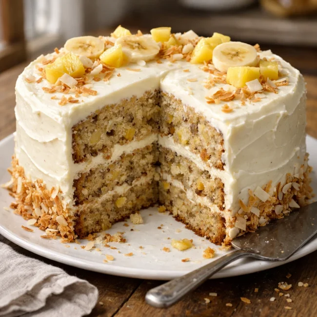 Tropical Hummingbird Cake with a Twist