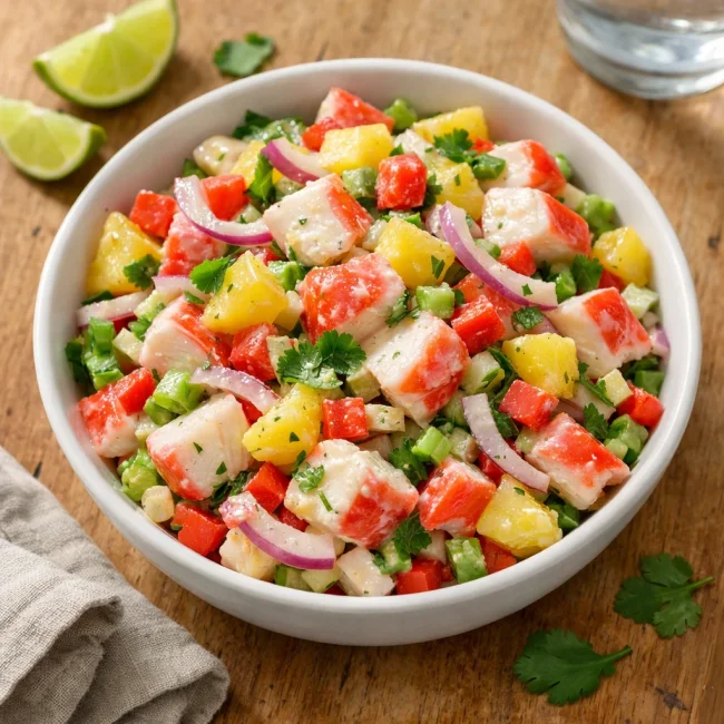 Tropical Imitation Crab Salad