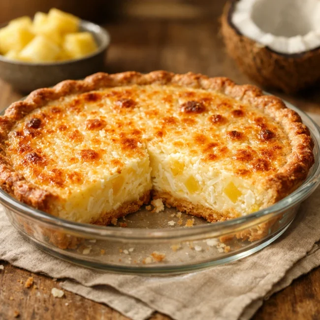 Tropical Impossible Pie