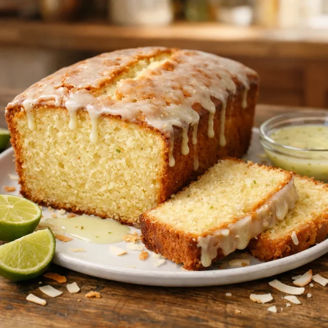 Tropical Key Lime Pound Cake
