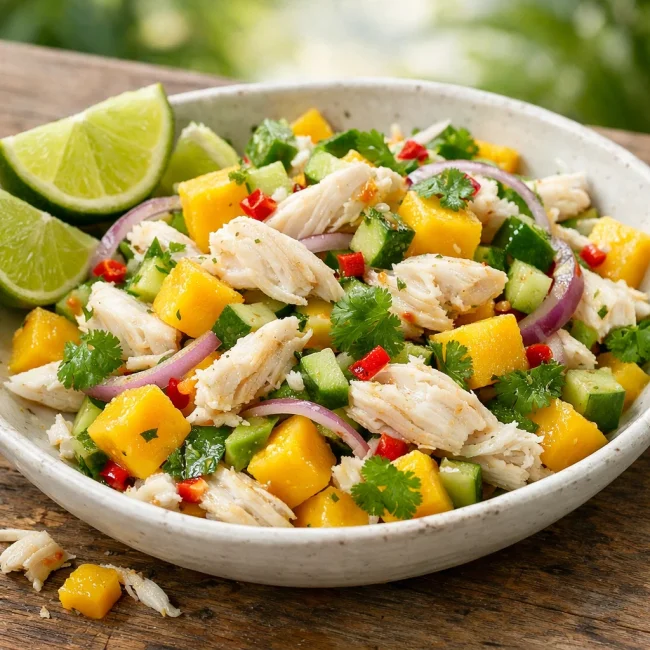 Tropical Mango Crab Salad