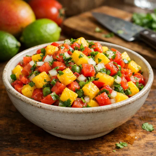 Tropical Mango Pico de Gallo