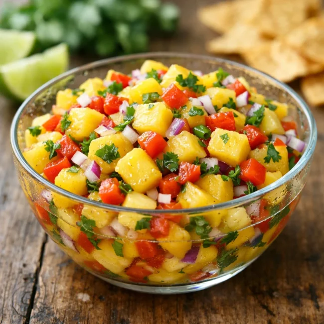 Tropical Mango Pineapple Salsa
