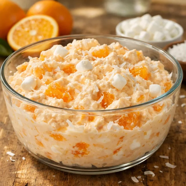 Tropical Orange Fluff Delight