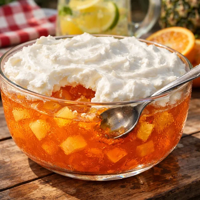 Tropical Orange Jello Salad