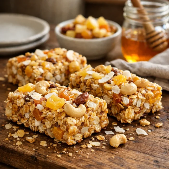 Tropical Paradise Granola Bars