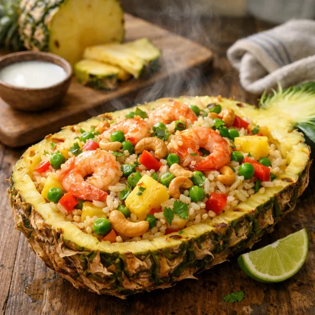 Tropical Pineapple Fried Rice