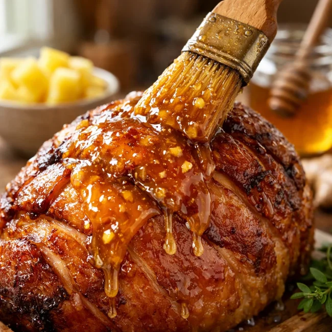 Tropical Pineapple-Honey Glaze for Ham