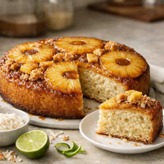 Tropical Pineapple Upside-Down Cake
