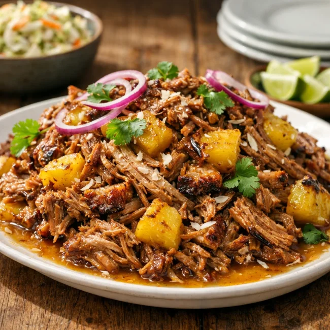 Tropical Pulled Pork with Pineapple