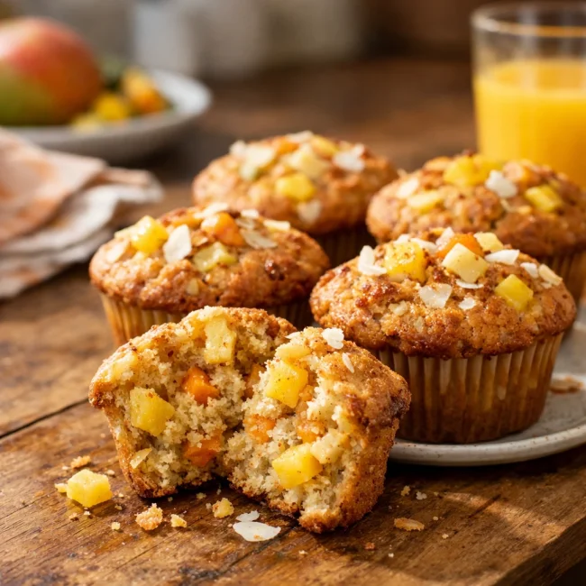 Tropical Sunrise Muffins