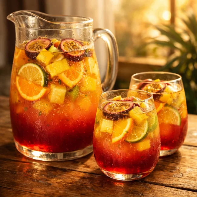 Tropical Sunset Sangria
