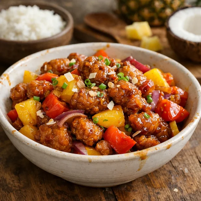 Tropical Sweet and Sour Pork