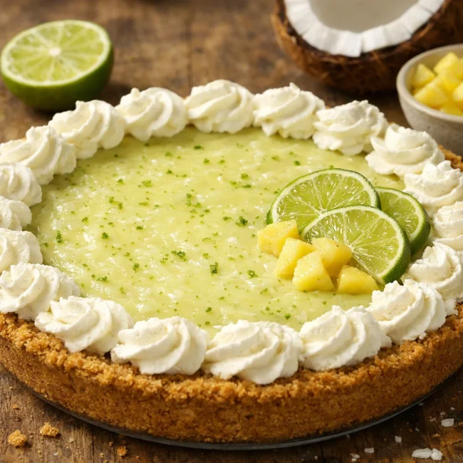 Tropical Twist Key Lime Pie