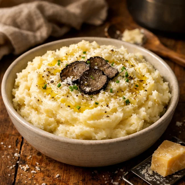 Truffle and Parmesan Mashed Potatoes