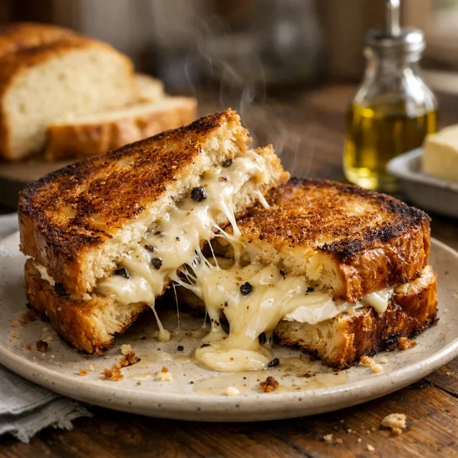 Truffle Brioche Grilled Cheese