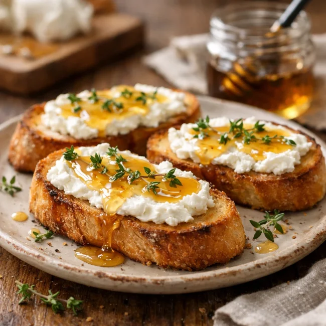 Truffle Honey Bruschetta