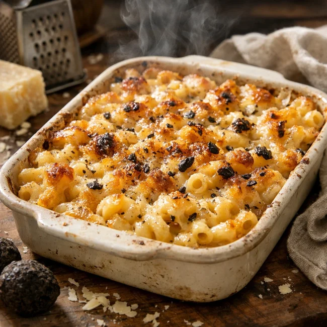 Truffle Infused Mac and Cheese