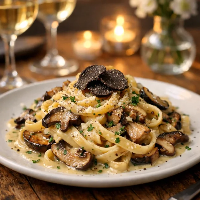 Truffle Mushroom Pasta