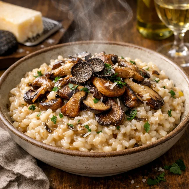 Truffle Mushroom Risotto