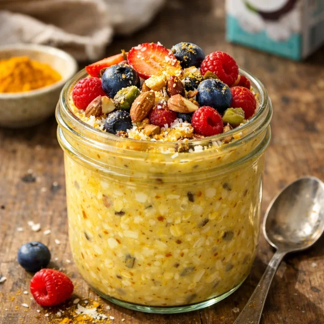 Turmeric Latte Overnight Oats