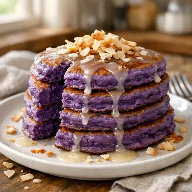 Ube Pancakes