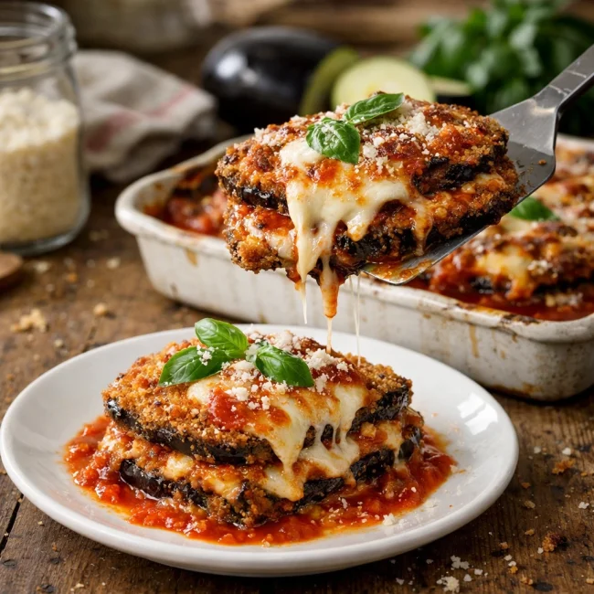 Unique Eggplant Parmesan Delight